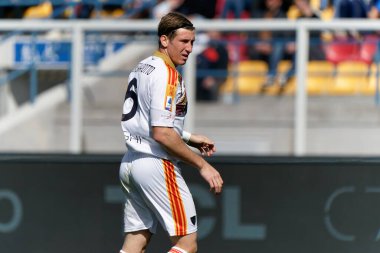 Federico Baschirotto (ABD Lecce) İtalya 'nın Lecce şehrindeki Via Del Mare stadyumunda oynanan Amerikan Lecce-Torino FC maçında, 12 Mart 2023 - Fotoğraf: Emmanuele Mastrodonat