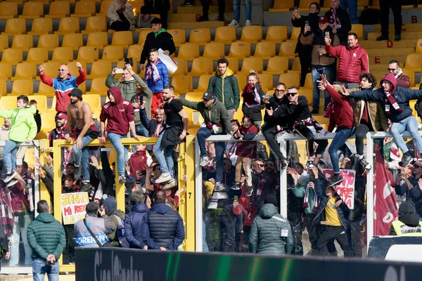 Supporters Torino Italian Soccer Serie Match Lecce Torino Del Mare — Stock Photo, Image