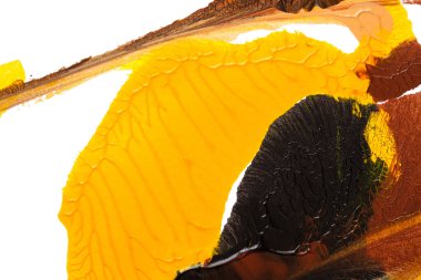 Beyaz kağıda akrilik renkler çizdim ve kağıdı karıştırılmış akrilik renklerin dokusunu oluşturan rorschach mürekkep lekesine benzer şekilde katladım..