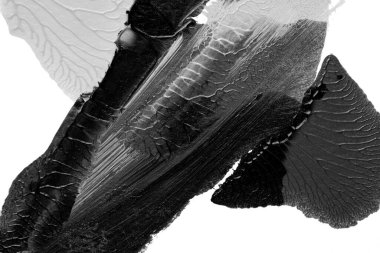 Beyaz kağıda akrilik renkler çizdim ve kağıdı karıştırılmış akrilik renklerin dokusunu oluşturan rorschach mürekkep lekesine benzer şekilde katladım..