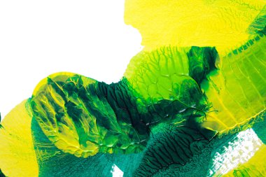 Beyaz kağıda akrilik renkler çizdim ve kağıdı karıştırılmış akrilik renklerin dokusunu oluşturan rorschach mürekkep lekesine benzer şekilde katladım..