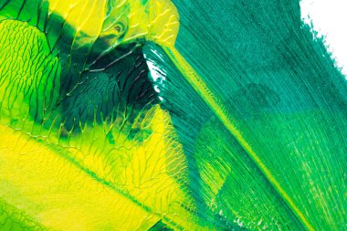 Beyaz kağıda akrilik renkler çizdim ve kağıdı karıştırılmış akrilik renklerin dokusunu oluşturan rorschach mürekkep lekesine benzer şekilde katladım..