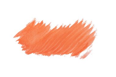 Soyut akrilik suluboya fırça darbesi dokusu logo ve afiş için beyaz arka planda izole edilmiş. tasarım, yaratıcı ve illüstrasyon.