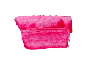 Soyut akrilik suluboya fırça darbesi dokusu logo ve afiş için beyaz arka planda izole edilmiş. tasarım, yaratıcı ve illüstrasyon.