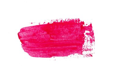 Soyut akrilik suluboya fırça darbesi dokusu logo ve afiş için beyaz arka planda izole edilmiş. tasarım, yaratıcı ve illüstrasyon.