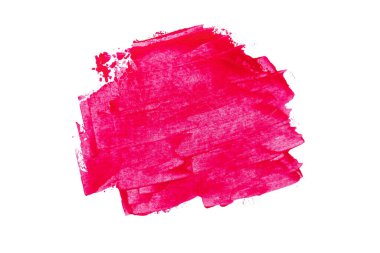 Soyut akrilik suluboya fırça darbesi dokusu logo ve afiş için beyaz arka planda izole edilmiş. tasarım, yaratıcı ve illüstrasyon.