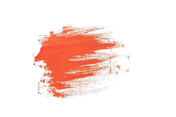 Soyut akrilik suluboya fırça darbesi dokusu logo ve afiş için beyaz arka planda izole edilmiş. tasarım, yaratıcı ve illüstrasyon.