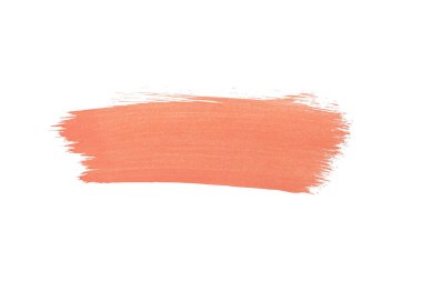 Soyut akrilik suluboya fırça darbesi dokusu logo ve afiş için beyaz arka planda izole edilmiş. tasarım, yaratıcı ve illüstrasyon.