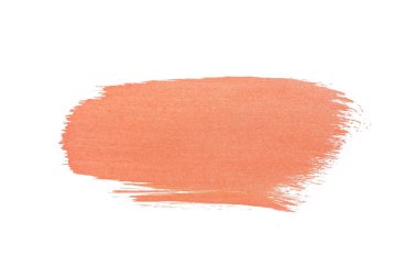 Soyut akrilik suluboya fırça darbesi dokusu logo ve afiş için beyaz arka planda izole edilmiş. tasarım, yaratıcı ve illüstrasyon.