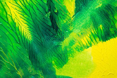 Beyaz kağıda akrilik renkler çizdim ve kağıdı karıştırılmış akrilik renklerin dokusunu oluşturan rorschach mürekkep lekesine benzer şekilde katladım..