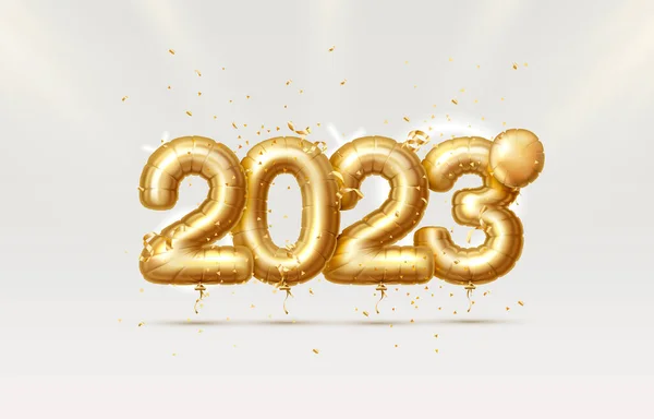 Feliz Ano Novo 2023 Feriado Cobrir Festivo Ilustração Vetorial —  Vetores de Stock