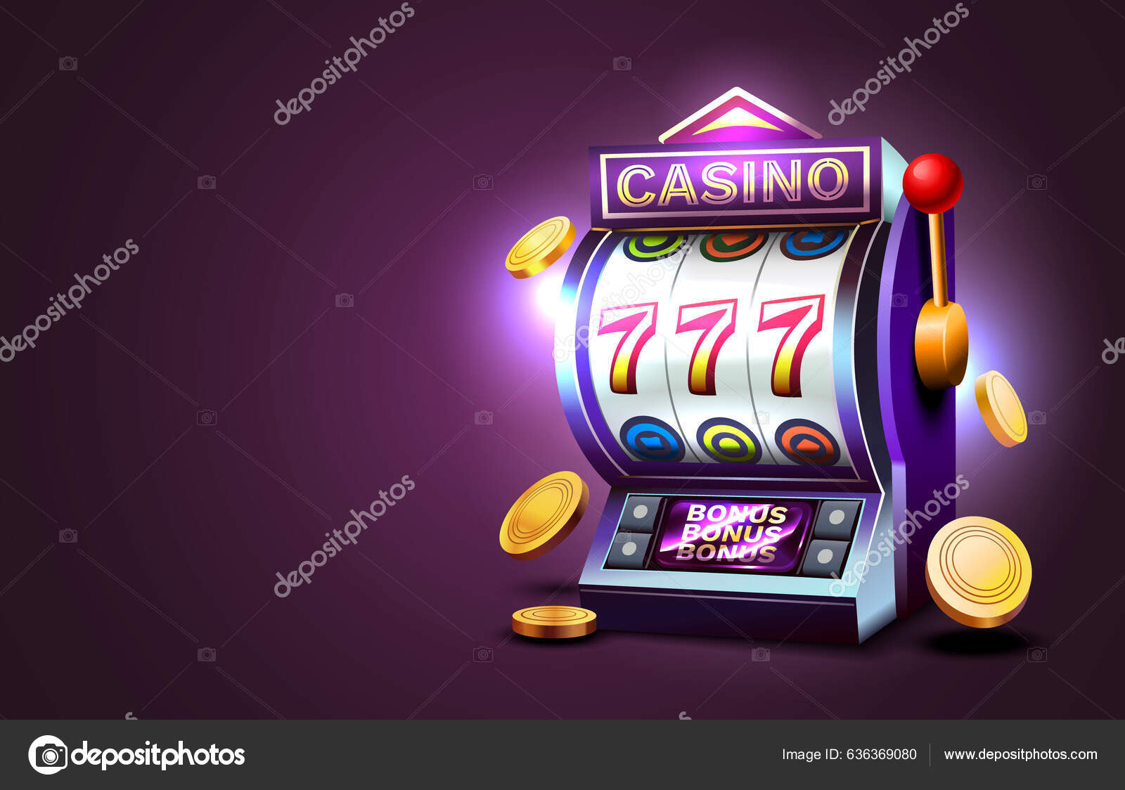 Publicidade do casino 777 online, dois dados de jogo de casino