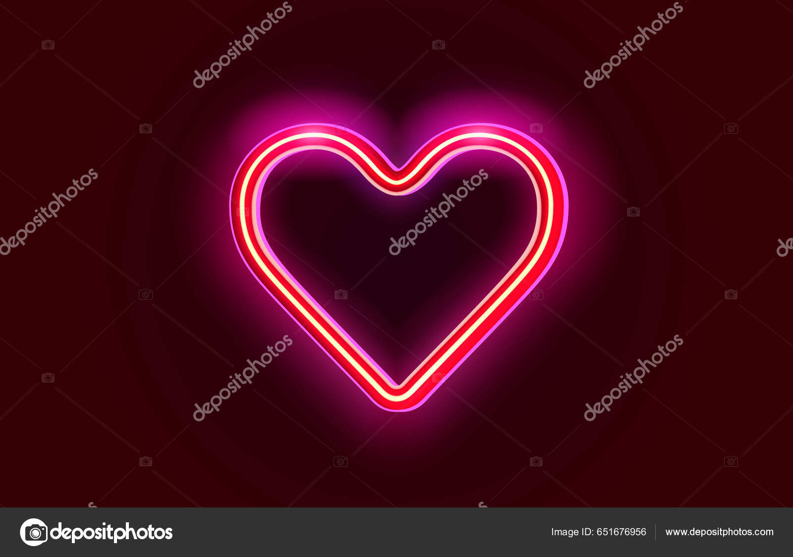 霓虹心招牌红色背景上矢量图图库矢量图©hobbit_art 651676956, image size:1600x1124
