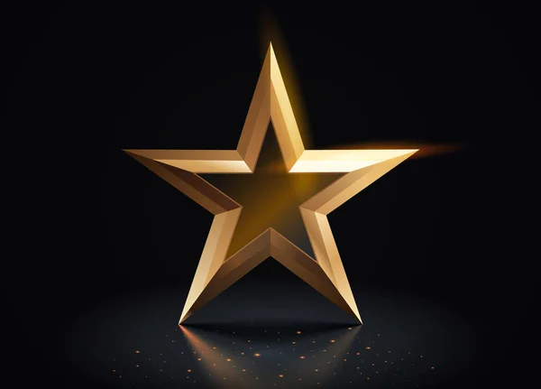 Star Meilleur Podium Signe Récompense Objet Illustration Vectorielle — Image vectorielle