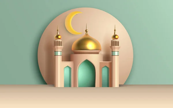 Ramadan Meliputi Ramadan Mubarak Latar Belakang Elemen Desain Templat Vektor - Stok Vektor