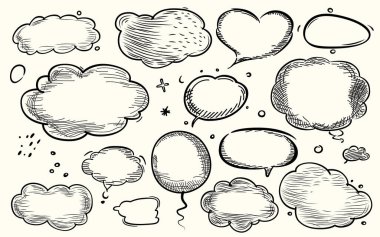 Çıkartma koleksiyonu bilgi masajı sohbeti, afiş çerçevesi. Vektör