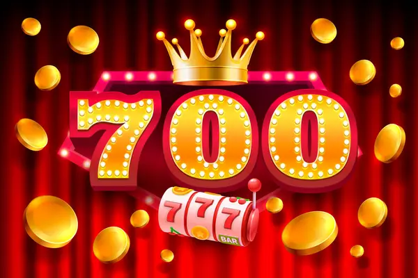 Casino Tours Gratuits Coupon Spécial 700 Pièces Bannière Offre Spéciale Illustration De Stock