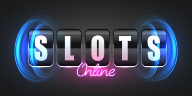 Serbest dönüş. Siyah kumar makinesi büyük ikramiyeyi kazandı. 777 Büyük Kazanç konsepti. Kumarhane ikramiyesi. Vektör illüstrasyonu