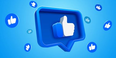 Bildirim simge gibidir. Sosyal ağ uygulama simgesi. Vektör illüstrasyonu