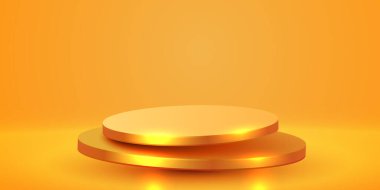 Soyut sahne arkaplanı. Ürün sunumu, maket, kazanan, podyum, sahne kaidesi veya platformu. Vektör illüstrasyonu