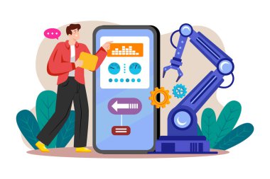 Mobil uygulamalı Üretim Otomasyonu