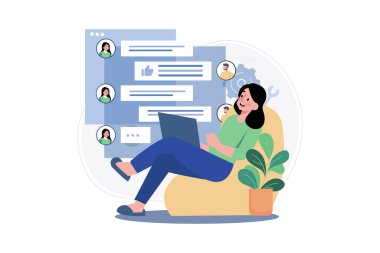 Evden Müşteri Sohbetine Yanıt Ver