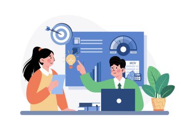 Businessman Using A Strategic Move To Reach A Goal