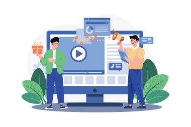 Marketing Team Working On Digital Marketing