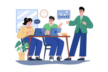 Girişim Ekibi Toplantısı Bir Ofiste