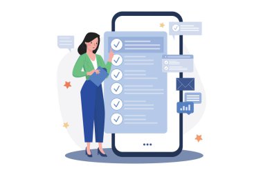 Bayan tüm görevlerini tamamladı.