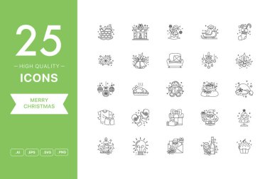 Mutlu Noeller simgelerinin vektör seti