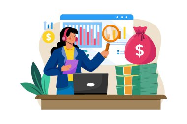 Bir yönetici proje için finansman sağlama önerisi sunar.