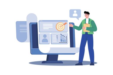 İnsan kaynakları müdürü çalışan koruma planları geliştiriyor.