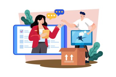 Müşteri şikayetleri ile ilgilenen ve bunları çözmek için çalışan çözüm uzmanı.