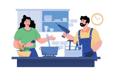 Ev sahibi mutfak tadilatı için müteahhit kiralıyor..