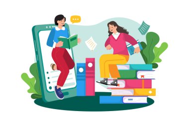 Kitap aşığı edebi tartışmalara katıldı.