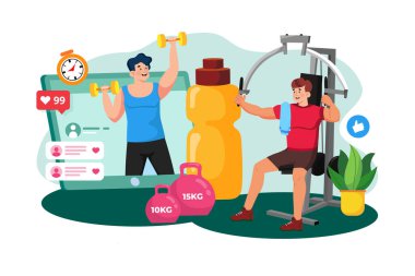 Spor meraklısı topluluklara katılıyor.