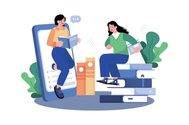 Kitap aşığı edebi tartışmalara katıldı.