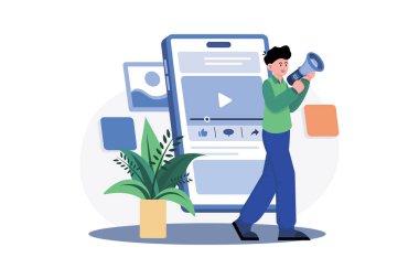 Sosyal Medya Pazarlaması üzerine çalışan pazarlama ekibi