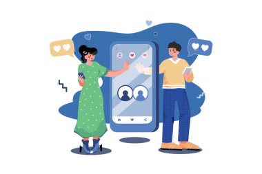 Couple found a match through an online dating app