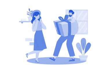 Erkek 'in Kız Arkadaşa Düşünceli Sürpriz Hediyesi