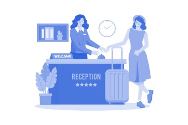 Otel kapıcısı yerel eğlence önerisi sunuyor.