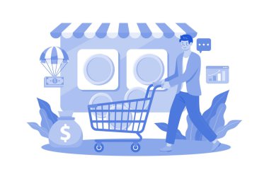 Beyaz arkaplan üzerinde kripto para birimi resimleme kavramı