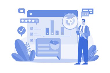 İş Adamı Analiz Anketi Grafikle Çevrimiçi Sonuç.