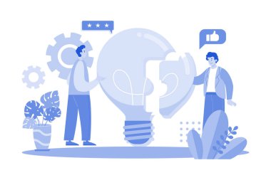 Takım toplantısı. Beyin fırtınası fikirleri.