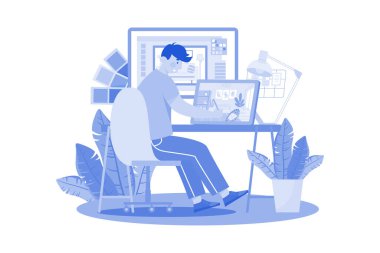 İşlevsellik ve estetik için iç mekanlar planlayan İç Tasarımcı