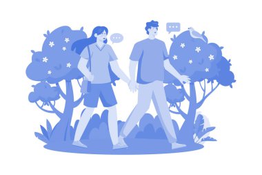 ormanda yürümek çift