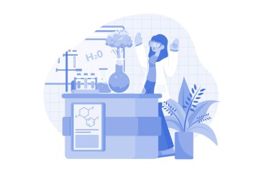Laboratory Assistant Doing Chemical Tests