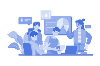 Takım Lideri Resimleri beyaz arkaplanda