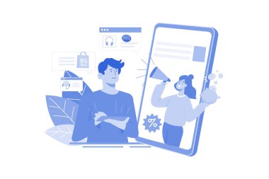Terfi mesajları alan adam